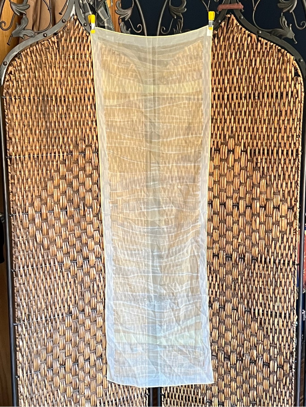 Vintage Vera Silk Blend Sheer Scarf